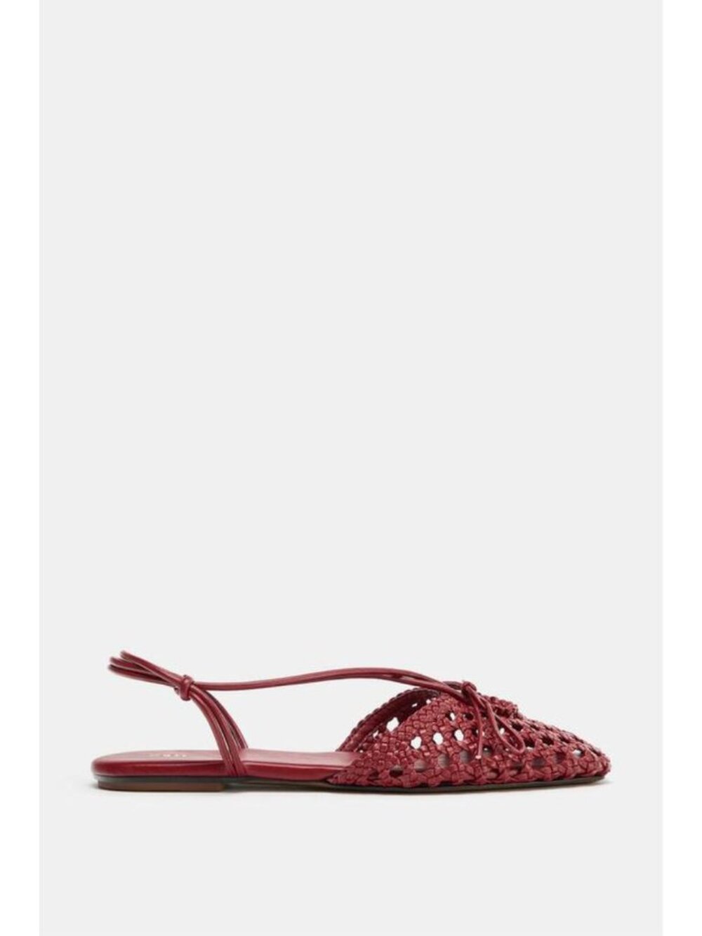 ZARA WOVEN SLINGBACK FISHERMAN SANDALS - Picture 4 of 7